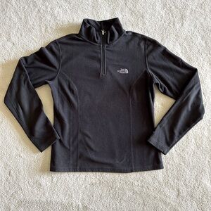 The North Face Black TKA Quarter Zip Fleece